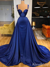 Elegant Royal Blue Sweatheart Mermaid Long Prom Ball Gown, PD37862