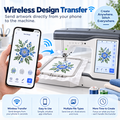Complete Sewing & Embroidery Machine Set – Everything You Need to Create at Home